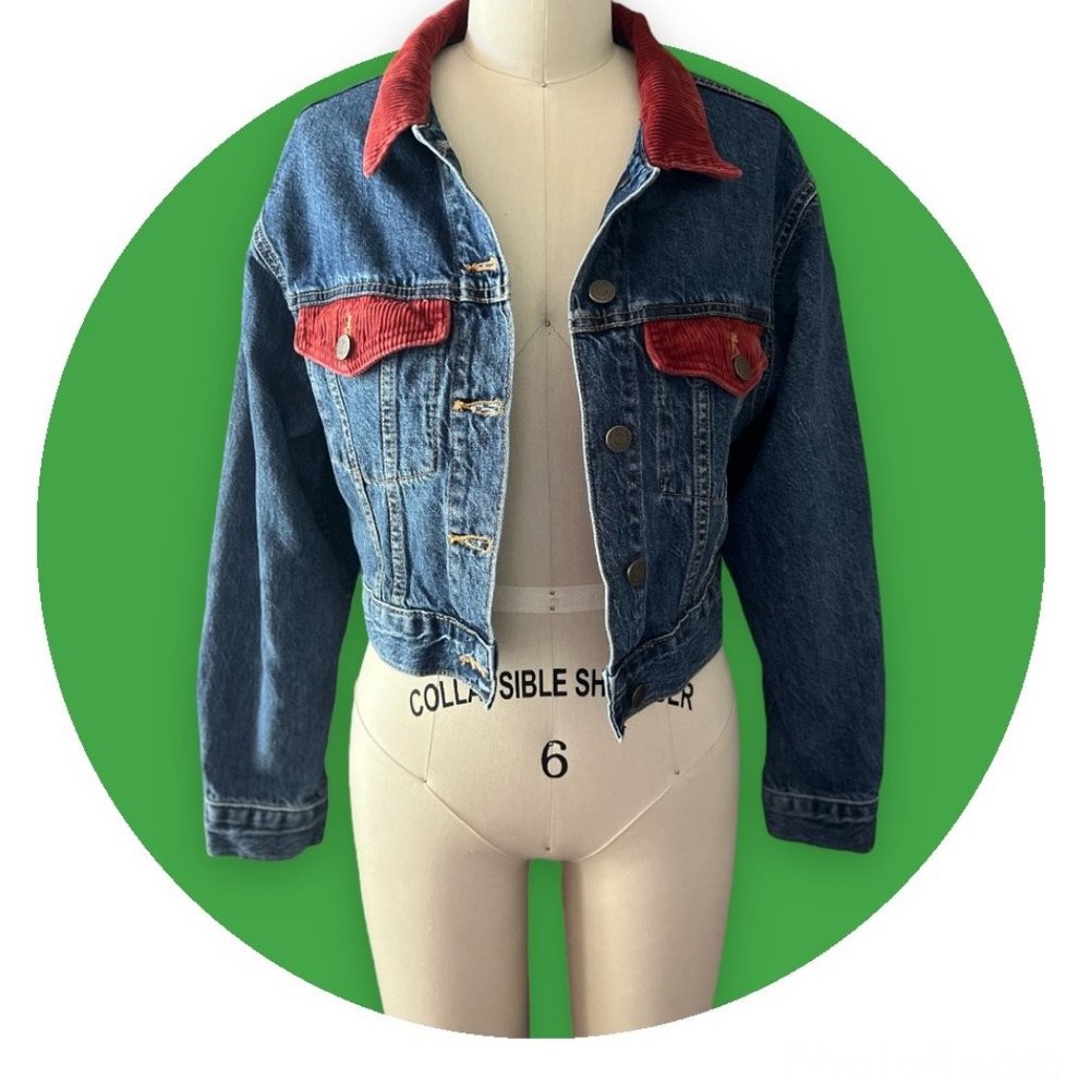 BDG Urban Outfitters Tribal Print Jean Jacket
